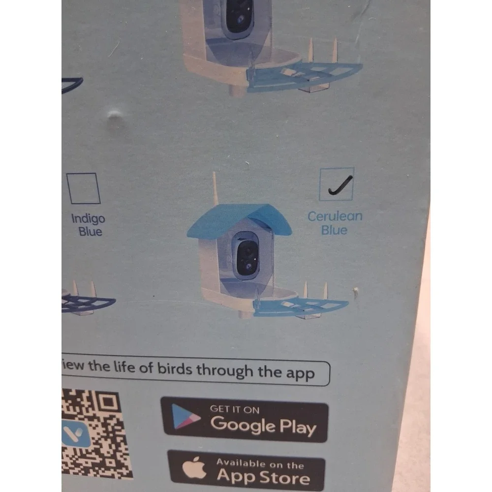 Smart Bird Feeder W/ Camera AI Identify 10000 Bird Species Solar Powered Bird